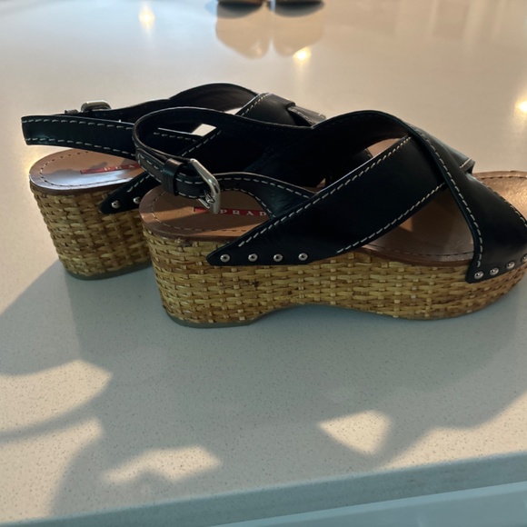 New Prada black platform sandals - Picture 2 of 3